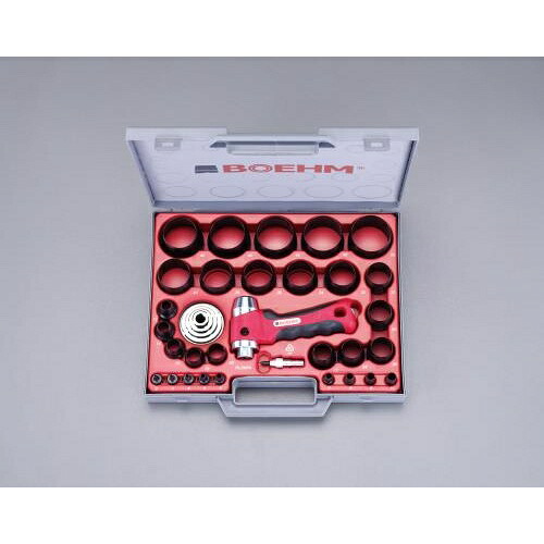 【SALE通貨価値】エスコ (ESCO) EA576F-51 2-50粍 革ポンチ絵一揃いの道具(29個組) EA576F-51