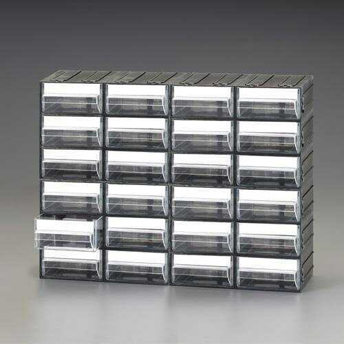 【SALE価格】エスコ (ESCO) EA661CM-29 450x133x338mm/4列 6段 連結収納(引き出し) EA661CM-29
