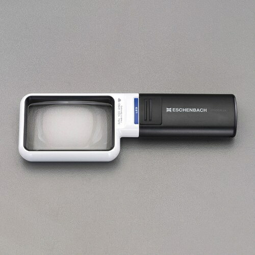 【SALE価格】エスコ (ESCO) EA756C-30 x3.5/75x50mm ルーペ(LEDライト付・角形) EA756C-30
