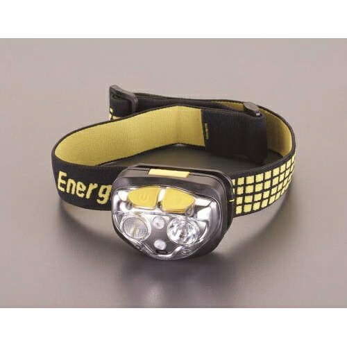 【SALE価格】エスコ (ESCO) EA758EA-11 [単4x3本] ヘッドライト/LED(赤・緑・白) EA758EA-11