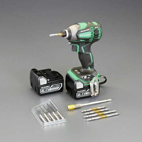 エスコ (ESCO) DC14.4V インパクトドライバーセット(充電式) EA813DB-225D