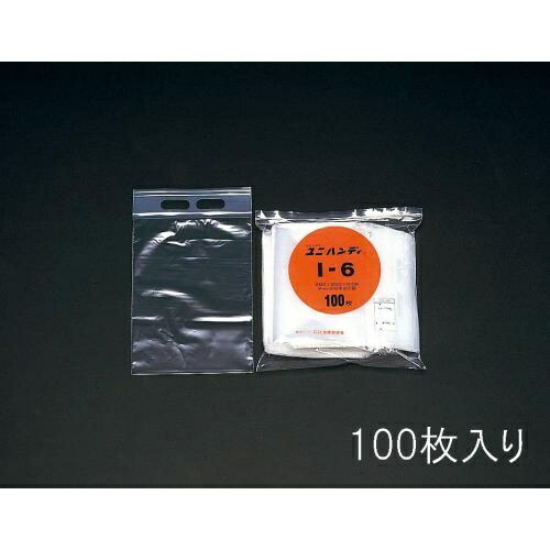 【SALE価格】エスコ (ESCO) EA944CC-480 340x480mm ポリ袋(チャック/手提げ付/100枚) EA944CC-480