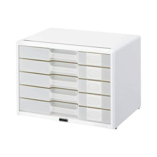 【SALE通貨価値】エスコ (ESCO) EA954JB-23 349x253x250粍/5段 雁の使い容れもの(カギ付) EA954JB-23