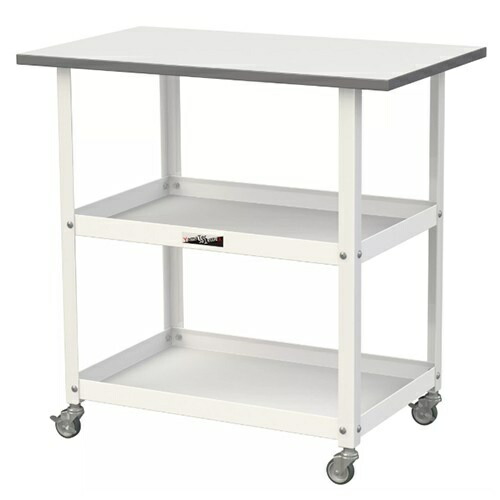エスコ (ESCO) EA956KG-3 750x450x738mm ツールワゴン(作業天板付) EA956KG-3