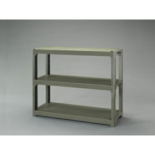 【SALE通貨価値】エスコ (ESCO) EA976AL-43 1200x450x 944粍/3段 可塑性物質棚(OD色) EA976AL-43