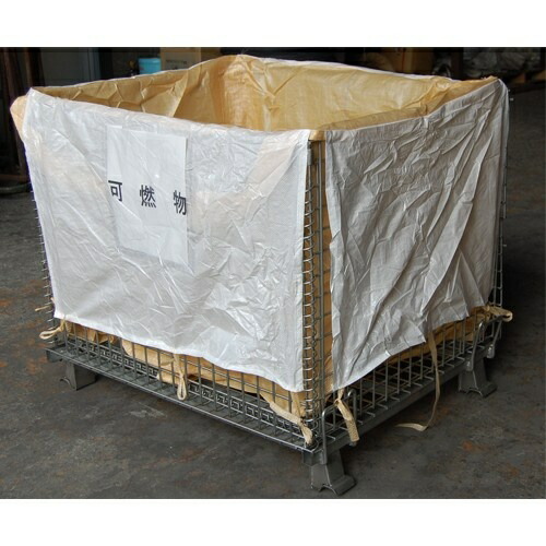 エスコ (ESCO) EA985RH-2 1200x1000x 900mm ﾒｯｼｭﾊﾟﾚｯﾄ用ﾊﾞｯｸﾞ EA985RH-2 【2個セット】