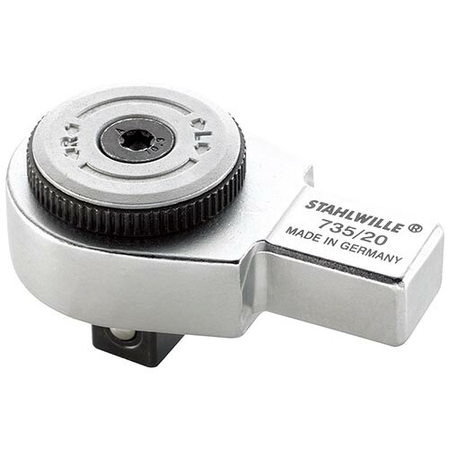STAHLWILLE 735/20 ﾄﾙｸﾚﾝﾁ差替ﾍｯﾄﾞ(ﾗﾁｪｯﾄ)  (58250020) ( 735/20 )