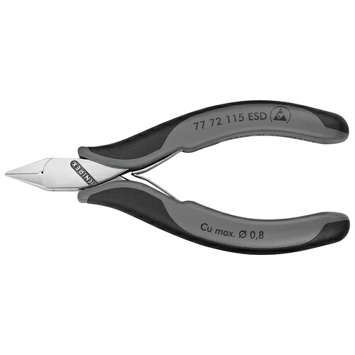 KNIPEX(クニペックス) エレクトロニクスニッパー ( 7772-115ESD )