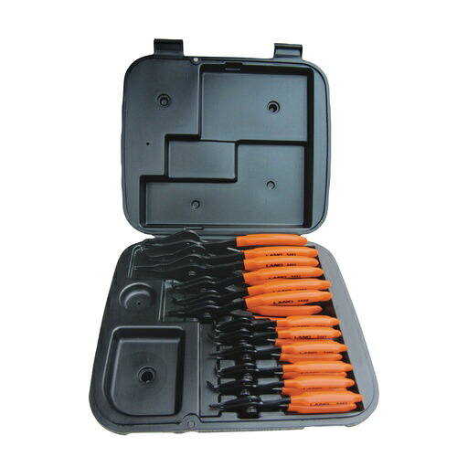 LANGTOOLS(ラングツール) スナップリングプライヤーセット 12本入り ( 3495 )