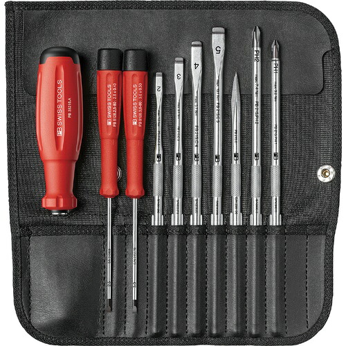 PB SWISS TOOLS 差替式ドライバーセット 9本組 ( 38215.IND )