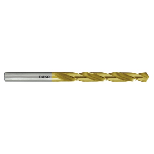 RUKO(ルコ) TiNコート ストレートシャンクドリル HSS 9.0MM ( 250090T ) 【10本セット】