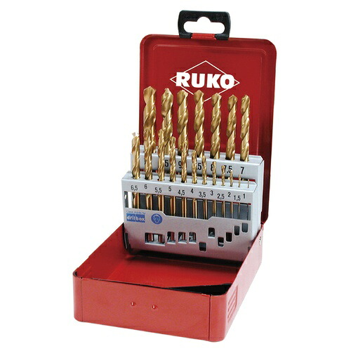 RUKO(ルコ) TiN厚地の外套 引っ切りないせん孔機書き割り 19本組 ( 250214T )