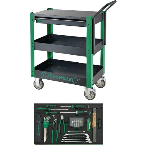 STAHLWILLE(スタビレー) サービスツールトロリー工具セット (98830176) ( 612ST/83 ) 62,002円