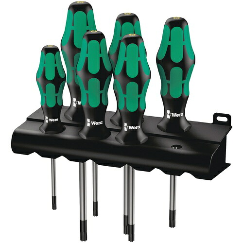 WERA(ベラ) KFドライバーセット(TX) HF ラック付 6点入 ( 028059 )