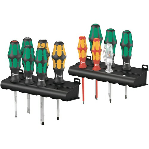 WERA(ベラ) KFドライバーセット XXL2 ラック付 12点入 ( 051011 )