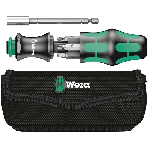 WERA(ベラ) (+ - Pozi)ドライバービットセット(ハンドル付) ( 134491 )