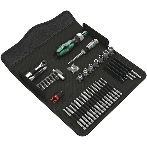 WERA(ベラ) KFパウダーコンパクト 大工仕事用 入れもの付 41点入 ( 135939 )