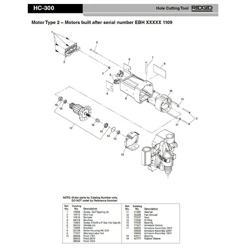 RIDGID(リジッド) 100V アマチュア ( 38843 )