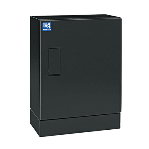 宅配ボックスRusuPoホーム（戸建用）　１段　架台設置タイプ　深さ２８０　ブラック KDPL5247-28CBL ( KDPL524728CBL ) 河村電器産業 【メーカー取寄】
