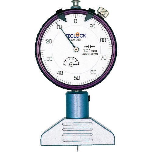 TECLOCK ( テクロック ) ダイヤルデプスゲージ 測定範囲0~5mm ( DM-250 )
