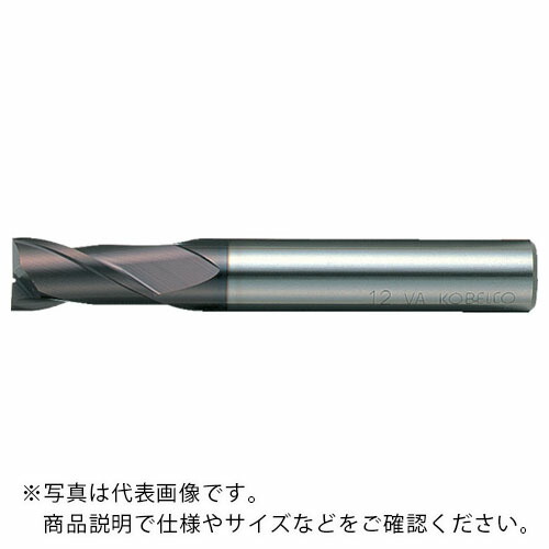 三菱K ( 三菱マテリアル ) 2枚刃バイオレット ハイススクエアエンドミルショット刃長(S)12mm ( VA2SSD1200 )
