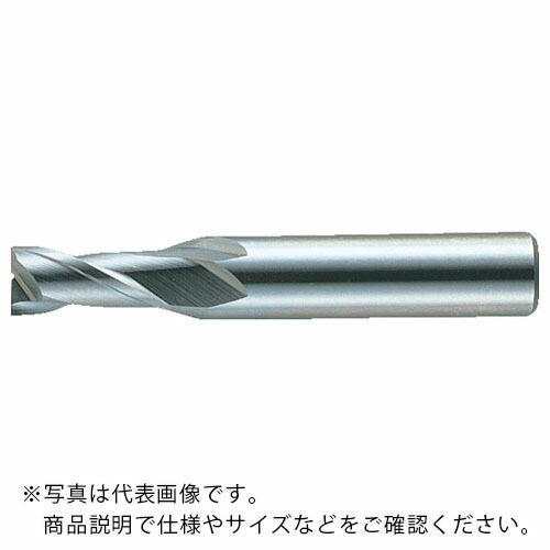 三菱K ( 三菱マテリアル ) 2枚刃汎用 ハイススクエアエンドミルショット刃長(S)0.5mm ( 2SSD0050 )