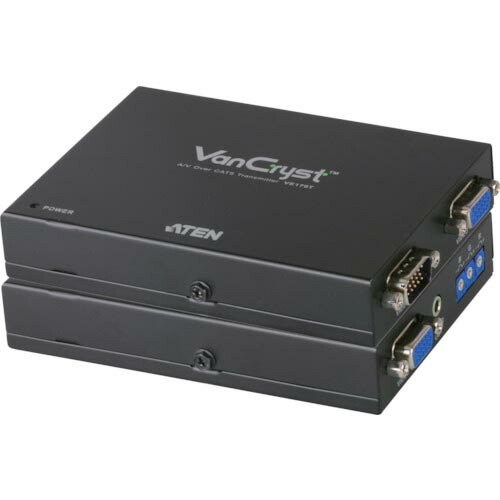 ATEN ( ATEN ) ビデオ延長器 VGA / Cat5 / スキュー調整対応 ( VE170Q ) ATENジャパン(株) 【メーカー取寄】