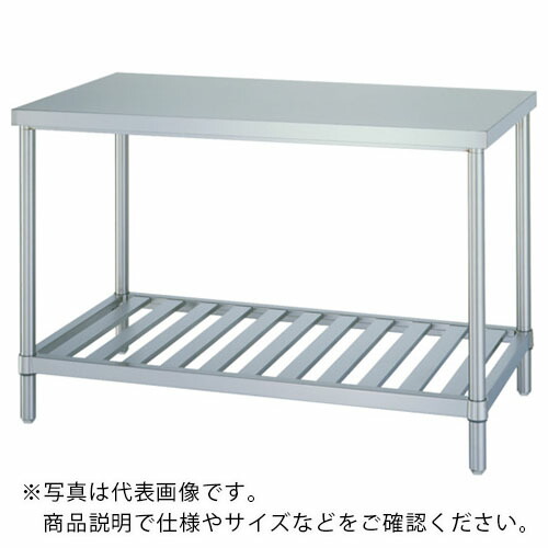 シンコー ステンレス作業台(スノコ棚板タイプ・SUS304) 1800×750×800 ( WSN-18075 )