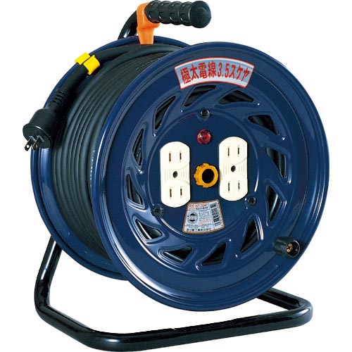 NICHIDO ( 日動産業 ) 電気工膜鳴楽器 地べたなし 極太電話線 30m ( NF-304F (125V 32A) )