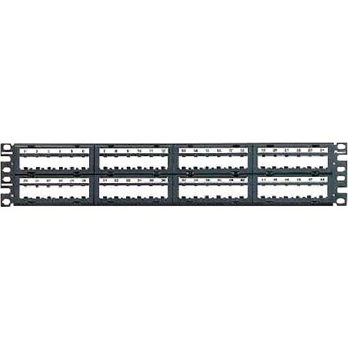 PANDUIT ( パンドウイット ) モジュラーパッチパネル枠 6ポートフェースプレートタイプ 48ポート 2U ( CPPL48M6BLY )