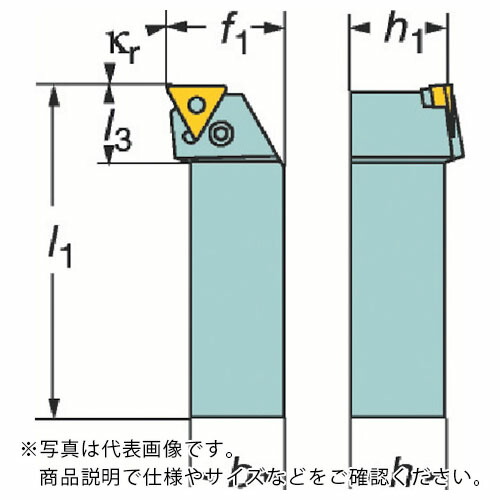 SANDVIK ( サンドビック ) T-Max P ネガチップ用シャンクバイト(210) ( PTFNL 2525M 22 (210) )