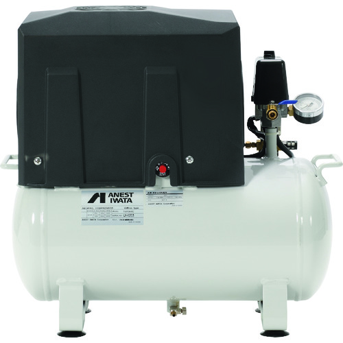 アネスト岩田 レシプロコンプレッサー(油絵の具無償性) 50/60サイクル 0.4kW 単相100V ( TWP04-8C )