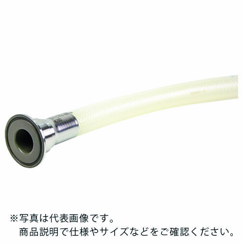 ハッコウ ( 八興販売 ) フェルール継手(PFAライニング)スーパー柔軟フッ素スプリングホース Φ25X1SX1m ( E-SJSP-25-F1S-PFA-1000L ) 【メーカー取寄】|配管材料プロ トキワ