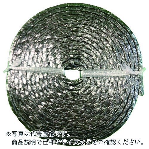 ダイコー グランドパッキン D4104 膨張黒鉛編組パッキン(インコネル合金線入り) 幅6.4mm ( D4104-6.4 )