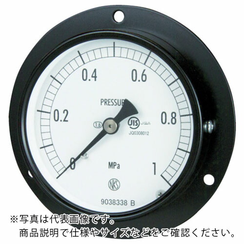 長野 ( 長野計器 ) 決まり切った形翦断応力計 D枠埋込型 Φ75 最小限度目盛0.100 ( AC15-231-4.0MP )