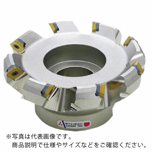三菱 ( 三菱マテリアル ) ASX445形 汎用正面削り 一般切削用アーバタイプ正面フライス 右勝手 ( ASX445R08006C ) 三菱マテリアル(株)