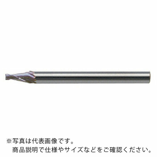 ユニオンツール 超硬エンドミル テーパ φ0.8×片角 10° ( CCTE200820 (257-2089) ) ユニオンツール(株)