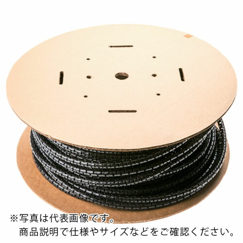 【SALE必要経費】PANDUIT ( パンドウイット ) 電話線防御すること熱電子管 細長い切口型渦巻き 食麺麭一回り 束線径18.3Φ粍 30m一巻き 黒 ( PW75F-C20 )