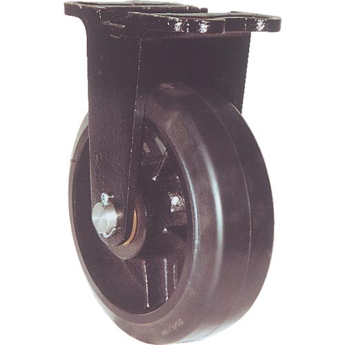 ヨドノ 鋳物重量用キャスター 許容荷重882 取付穴径18mm ( MHA-MK300X100 )｜配管材料プロ トキワ