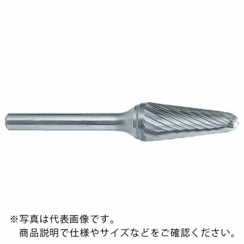 スーパー ( スーパーツール ) スーパー超硬バー シャンク径6mm(テーパー型)シングルカット(刃径:12.7) ( SB7C04S )