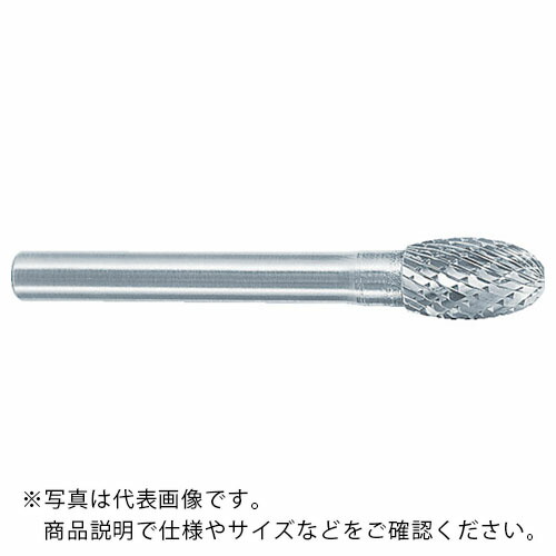 スーパー ( スーパーツール ) スーパー超硬バー ロングシャンク径6mm(卵型)ダブルカット 刃径:12.7 ( SB6C03L )