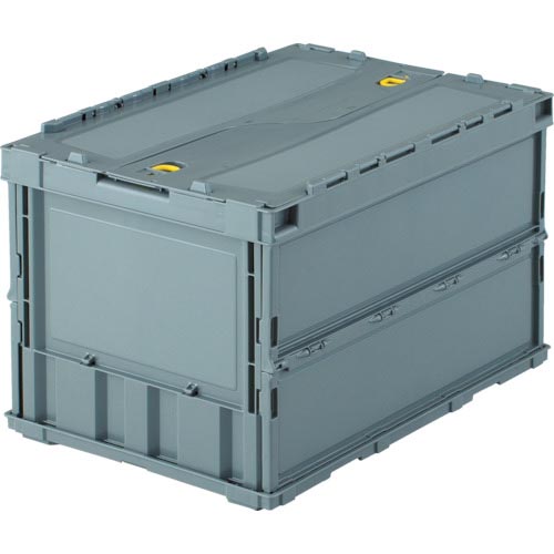 薄型オリコン TRUSCO 50L TR-C50B グレー 4個セット 3449301.jpg