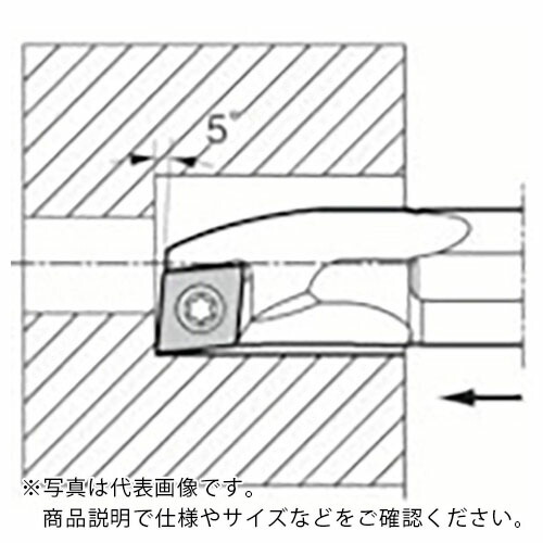 京セラ 口径・奥端面製作用超硬防振赤ちょうちん C/E-SCLC-A(N) ( S16Q-SCLCR09-18A )