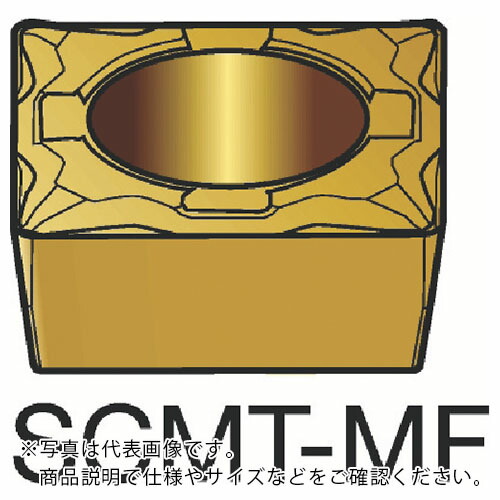 サンドビック コロターン107 旋削用ポジチップ(120) 1115 ( SCMT 09 T3 04-MF 1115 (120) ) 【10個セット】