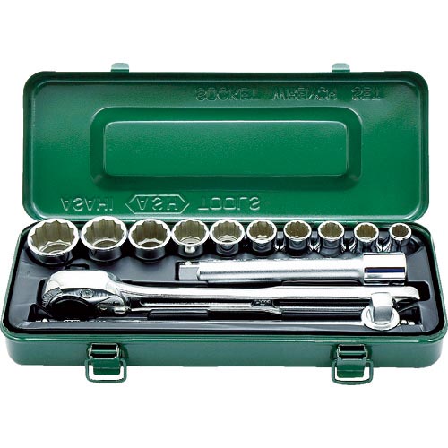 【SALE価格】ASH ( 旭金属工業 ) ソケットレンチセット12.7□×13PCS ( VO4100 )