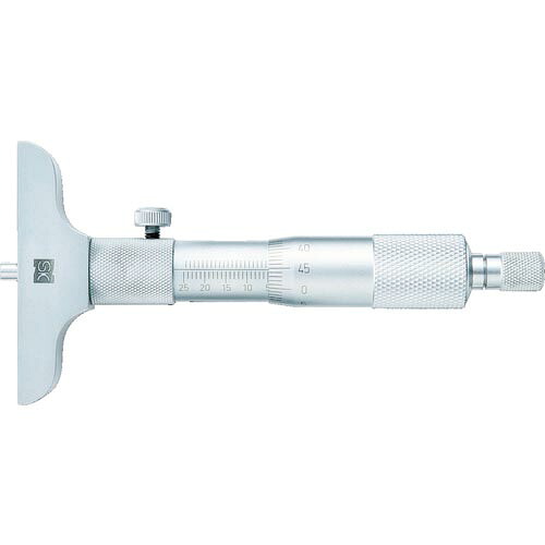 SK ( 新潟精機 ) デプスマイクロメータ 測定範囲0~25mm ( MC202-25F )｜配管材料プロ トキワ