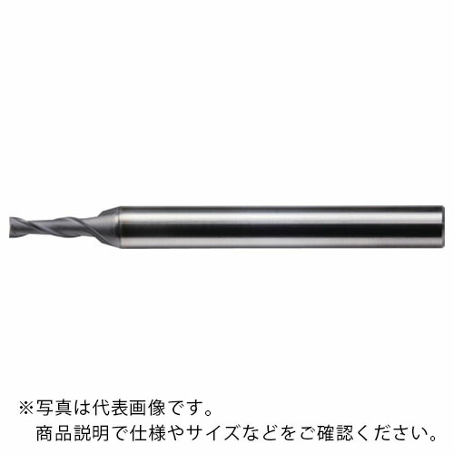 ユニオンツール 超硬エンドミルスクエア 外径φ0.2×刃長0.6 ( DCES2002-0060 (266-7026) ) ユニオンツール(株)
