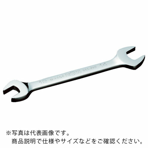 nepros ( 京都機械工具 ) 両口スパナ 二面幅19×21mm 全長215mm ( NS2-1921 )