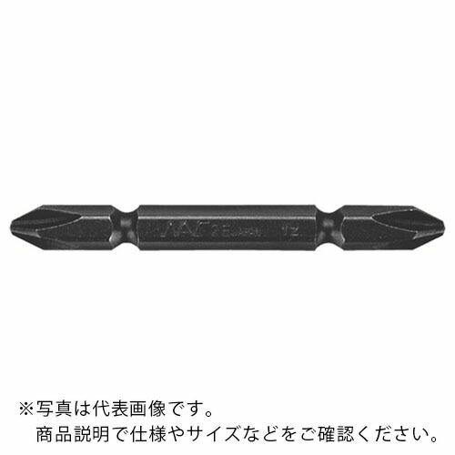 ナック ( 長堀工業 ) ドライバービット ダブル 差込6.35xNo.2x300L ( 4W2300 ) 【10本セット】