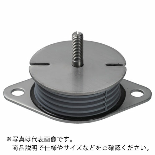 Taica ( タイカ ) 防振材 インシュレーター プレート(ゴム被覆)SUS 30~75kg ( SF-50-SUS )｜配管材料プロ トキワ